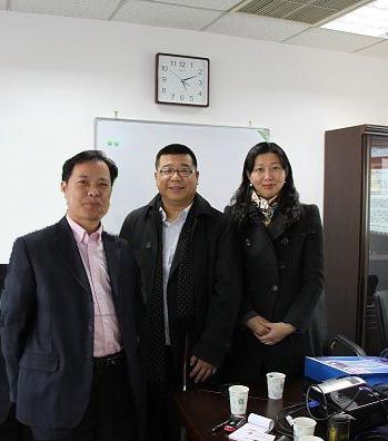 政协委员武力与侯振梅访问可兰德公司